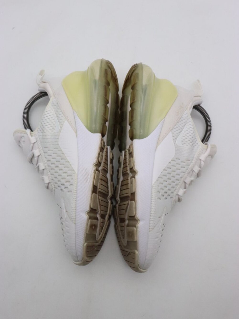 Nike Air Max 270 Youth 6 Womens 7.5 Running Athletic White Sneakers 943345-103 - Picture 8 of 9